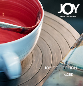 hand-painted porcelain, JOY collection